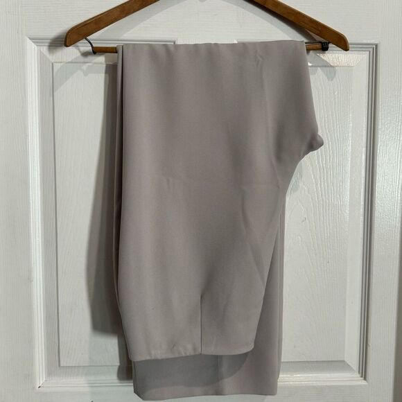 Louben Womens Pants Nordstrom Ivory Dress Pants Size 14 Straight Leg Slacks - Picture 2 of 11